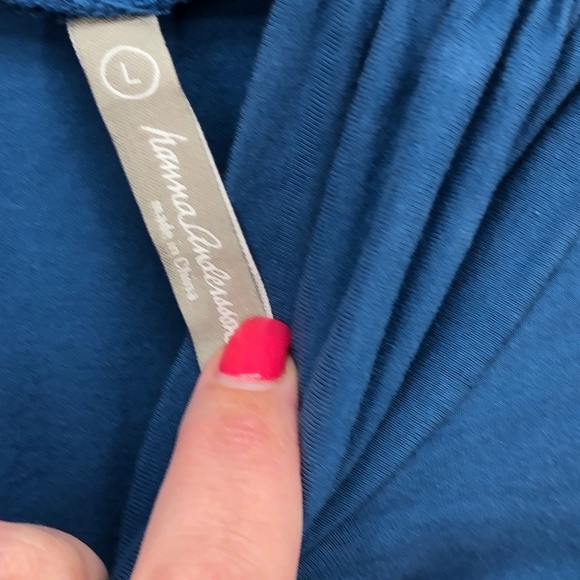 Hanna Andersson Blue Long Sleeve Turtleneck L - Picture 4 of 6